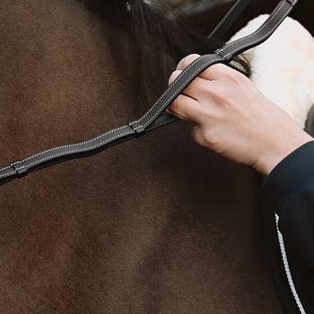DYON LEATHER HANDLE REINS 1/2"