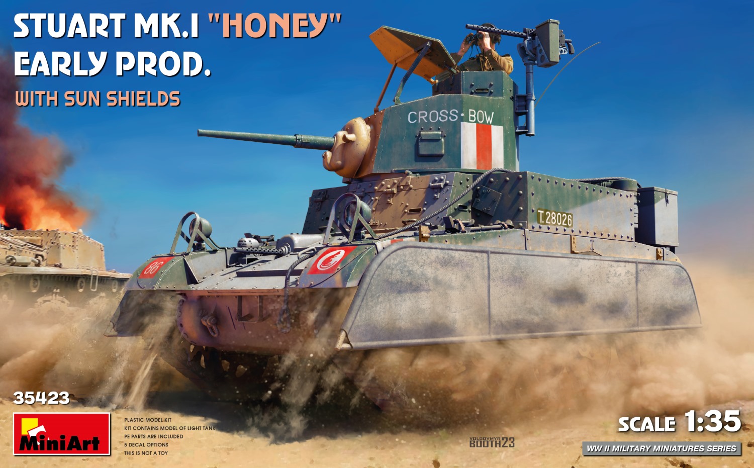 1/35 Stuart Mk.I  Honey Early Prod. w/Sun Shields