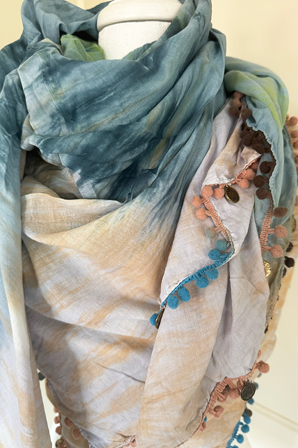 Culture - Rosensparre Scarf Blue Combo - 4