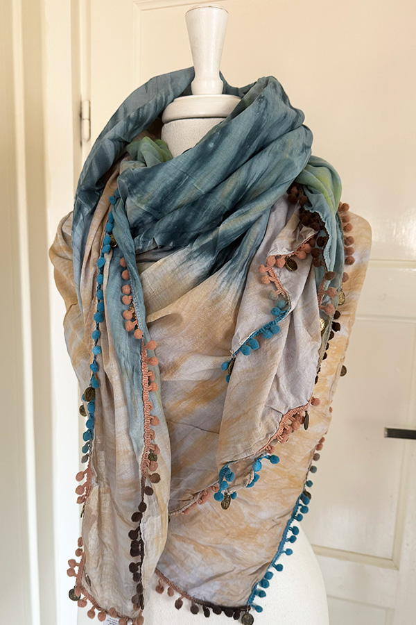 Culture - Rosensparre Scarf Blue Combo - 5