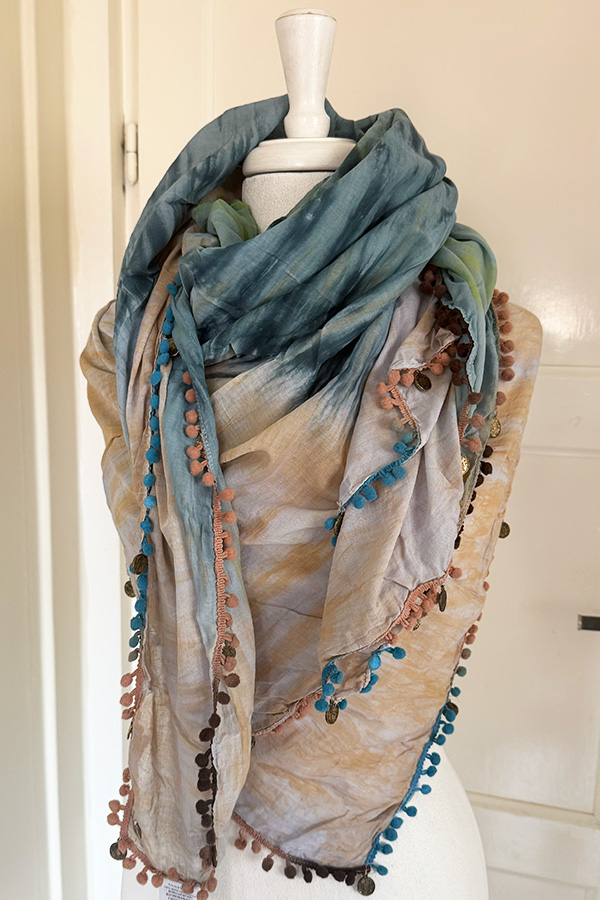 Culture - Rosensparre Scarf Blue Combo - 6