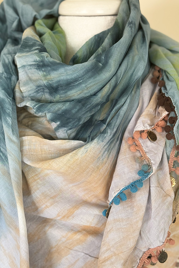 Culture - Rosensparre Scarf Blue Combo - 3