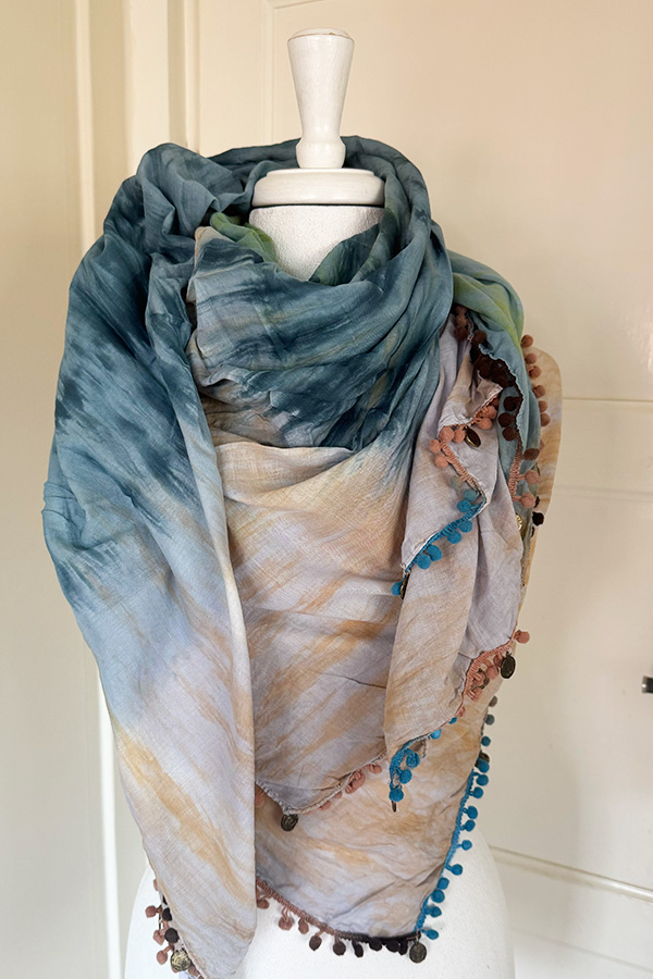 Culture - Rosensparre Scarf Blue Combo