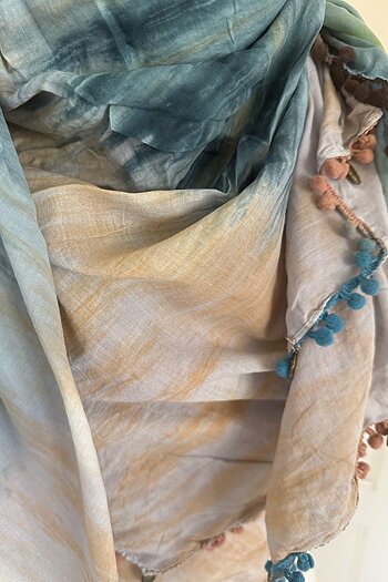 Culture - Rosensparre Scarf Blue Combo