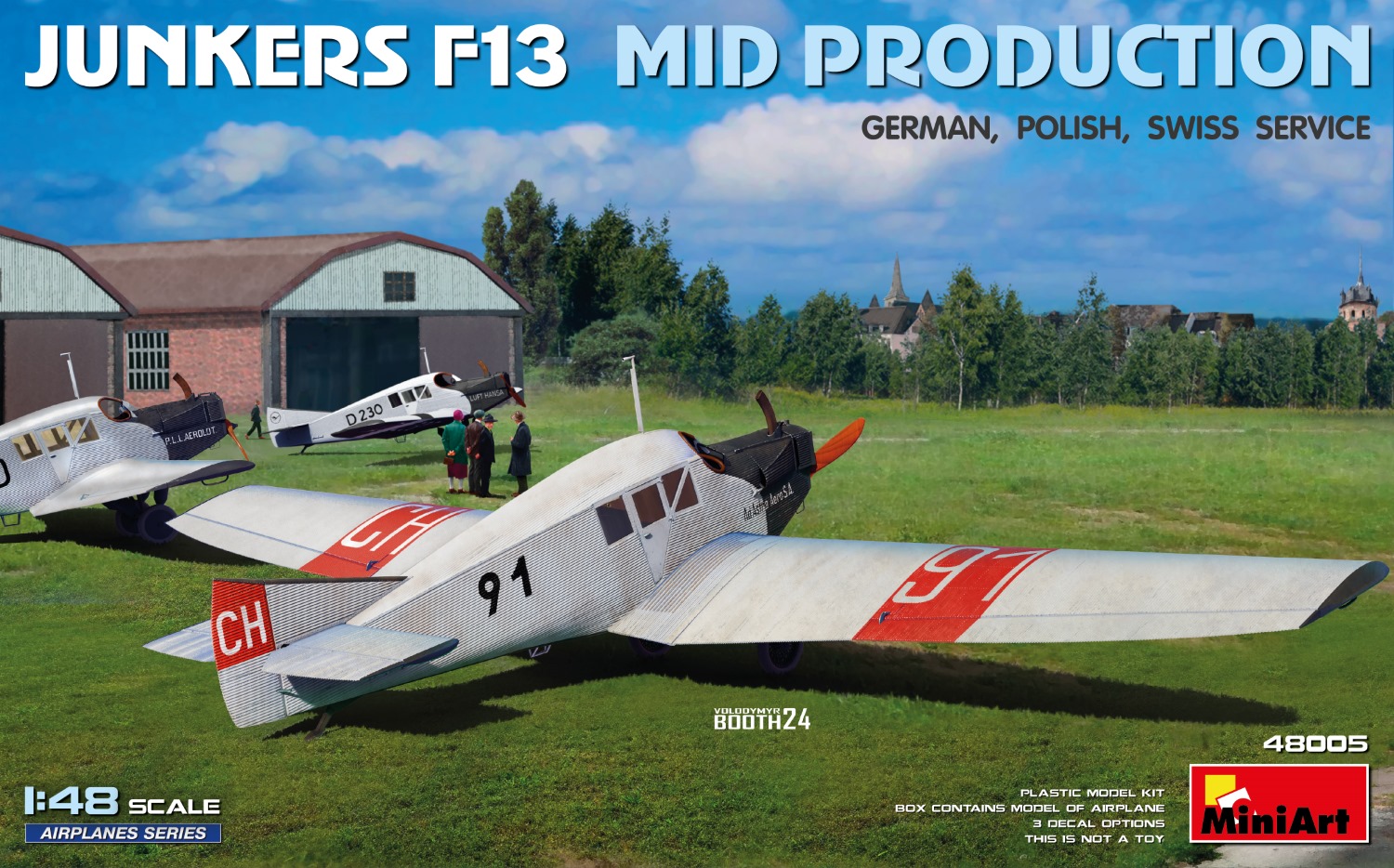 1/48 Junkers F13. Mid Prod. German, Polish, Swiss Service