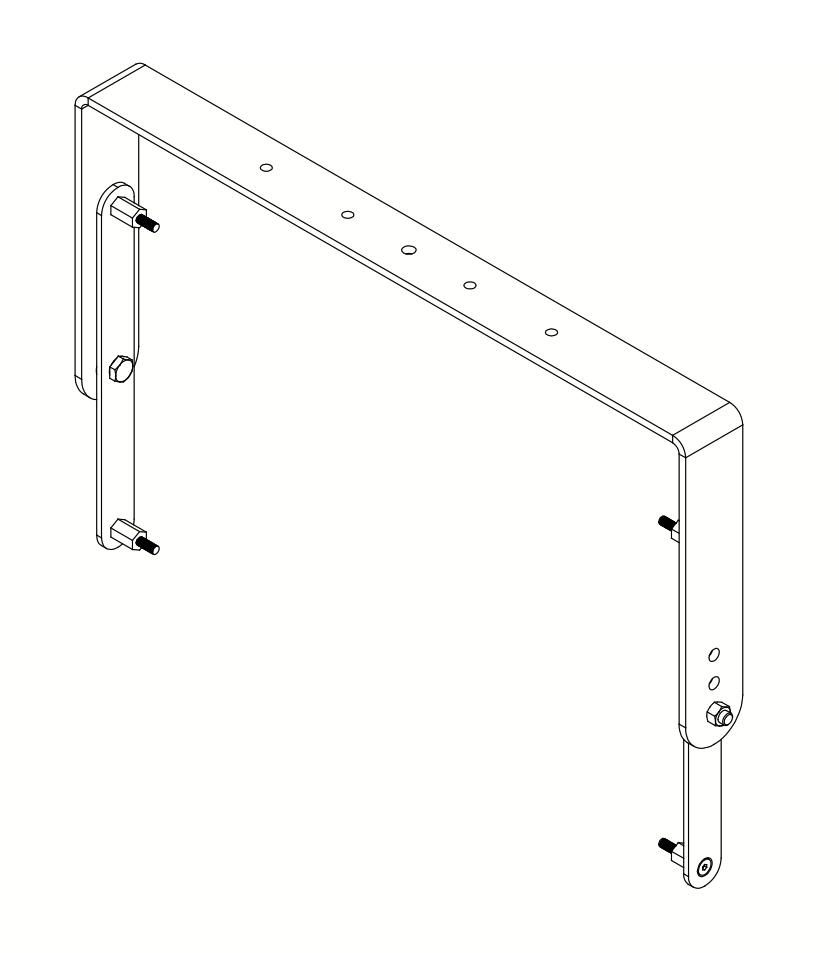 CDDY15W - CDD15 bygel - Vit Weatherised för CDD och CDD-WR