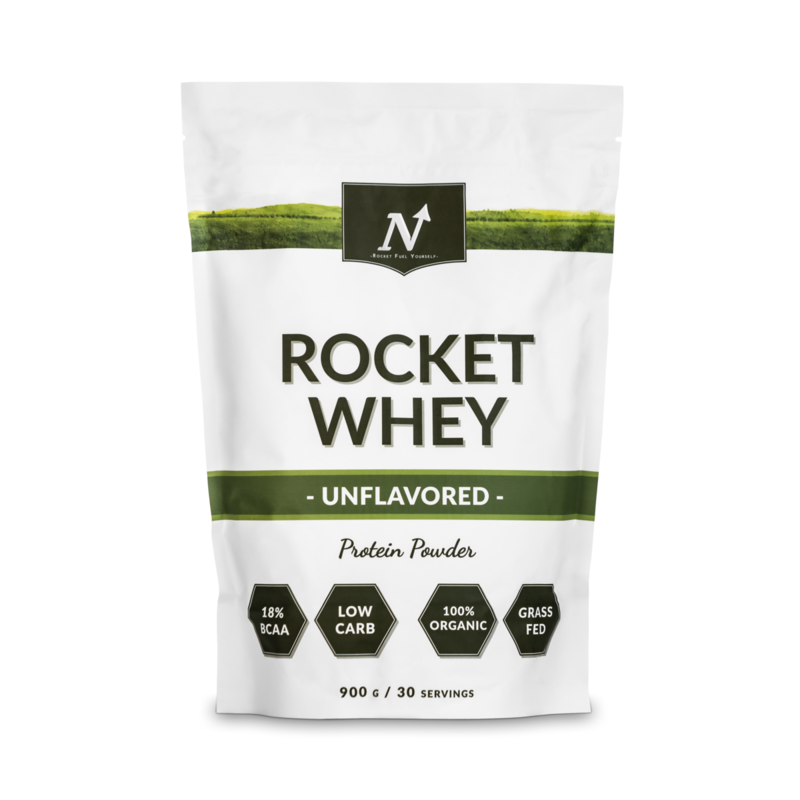 Rocket Whey Unflavored 900g - Nyttoteket
