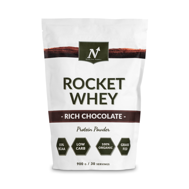 Rocket Whey Rich Chocolate 900g - Nyttoteket
