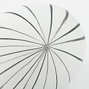 Stig Lindberg (Filigran 1951) Modern White Vase with Graphic Decor #218C 15 cm