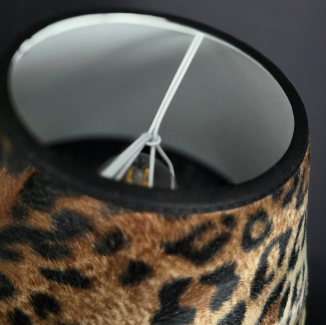 Lampskärm Frans 22 - Classic Leopard/Svart - 3
