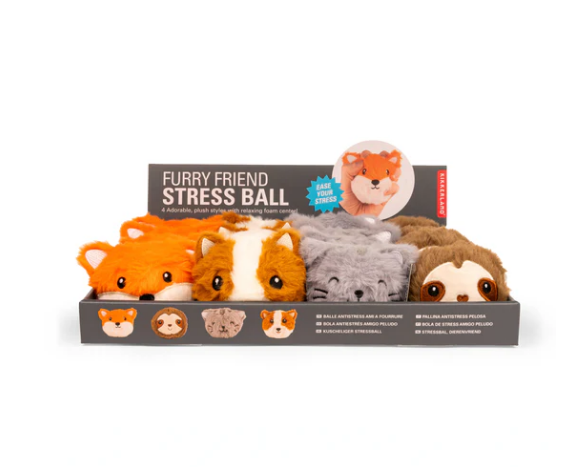 Furry stress balls