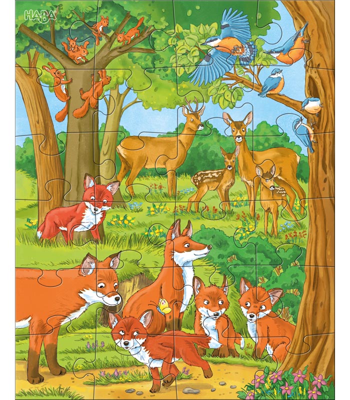 Haba Barnpussel Familjer djur - 4
