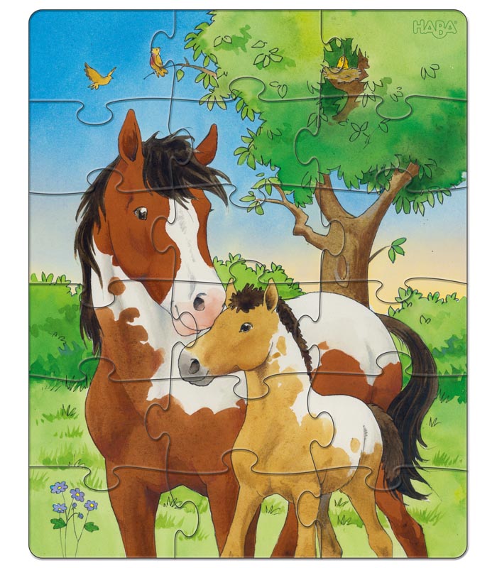 Haba Barnpussel Hästar - 4