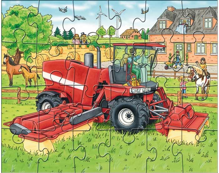 Haba Barnpussel Traktor - 3