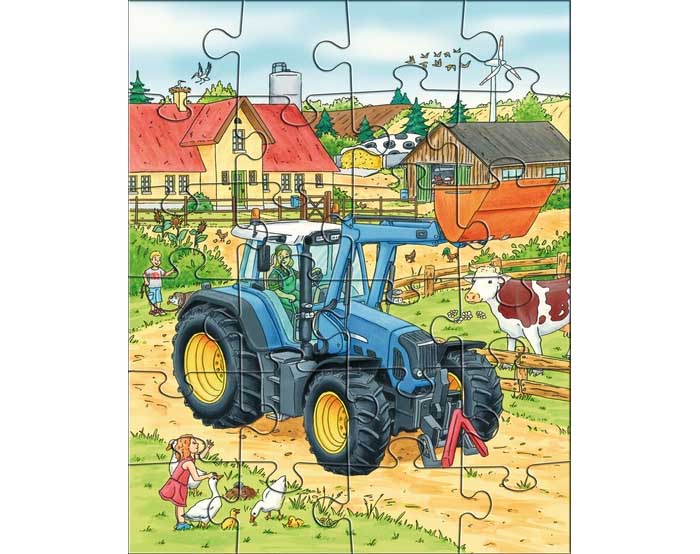 Haba Barnpussel Traktor - 4