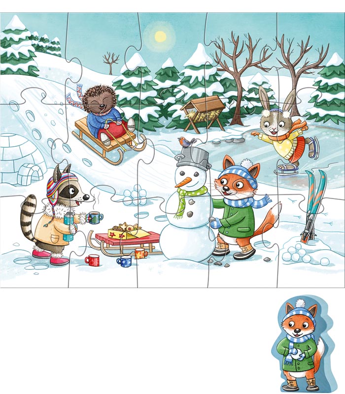 Haba Barnpussel Årstider - 5