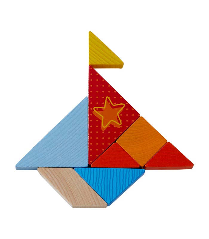 Haba Läggspel Tangram Roliga figurer - 3