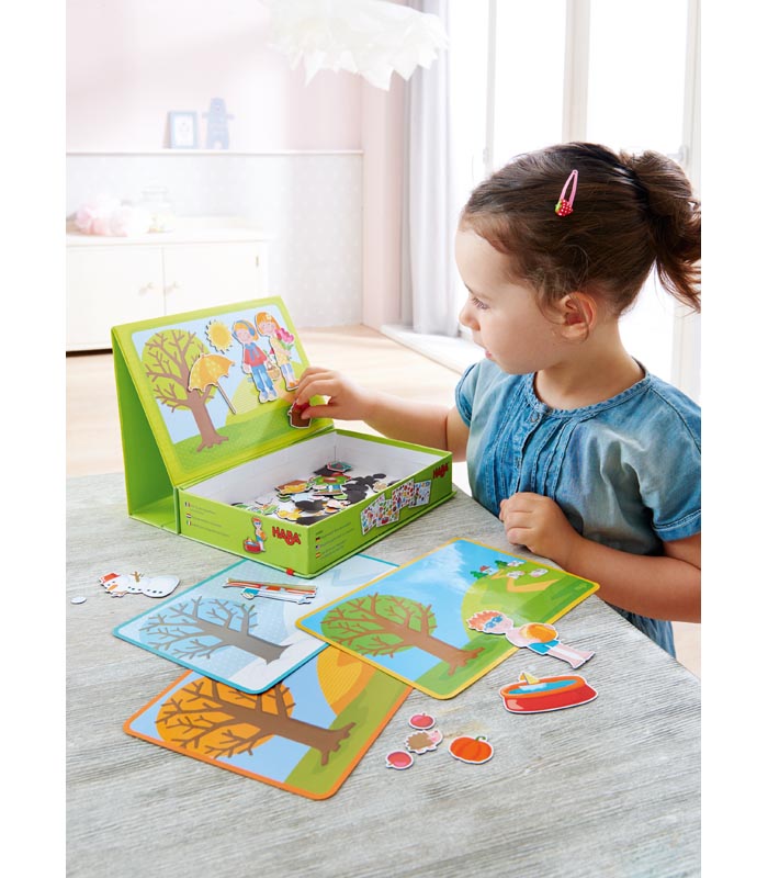 Haba Magnetisk leklåda Årstider - 2