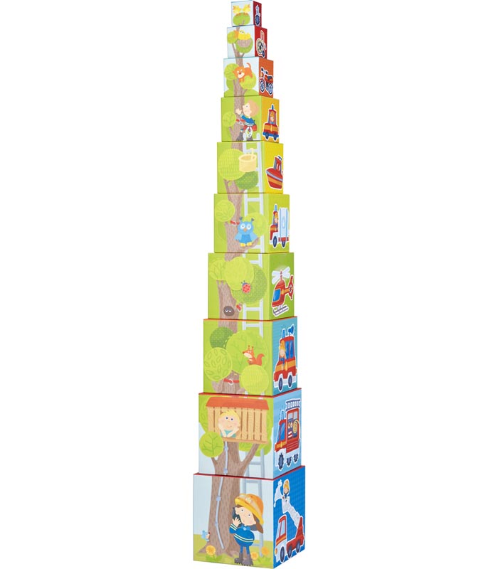 Haba Stapelkuber Brandbil - 3