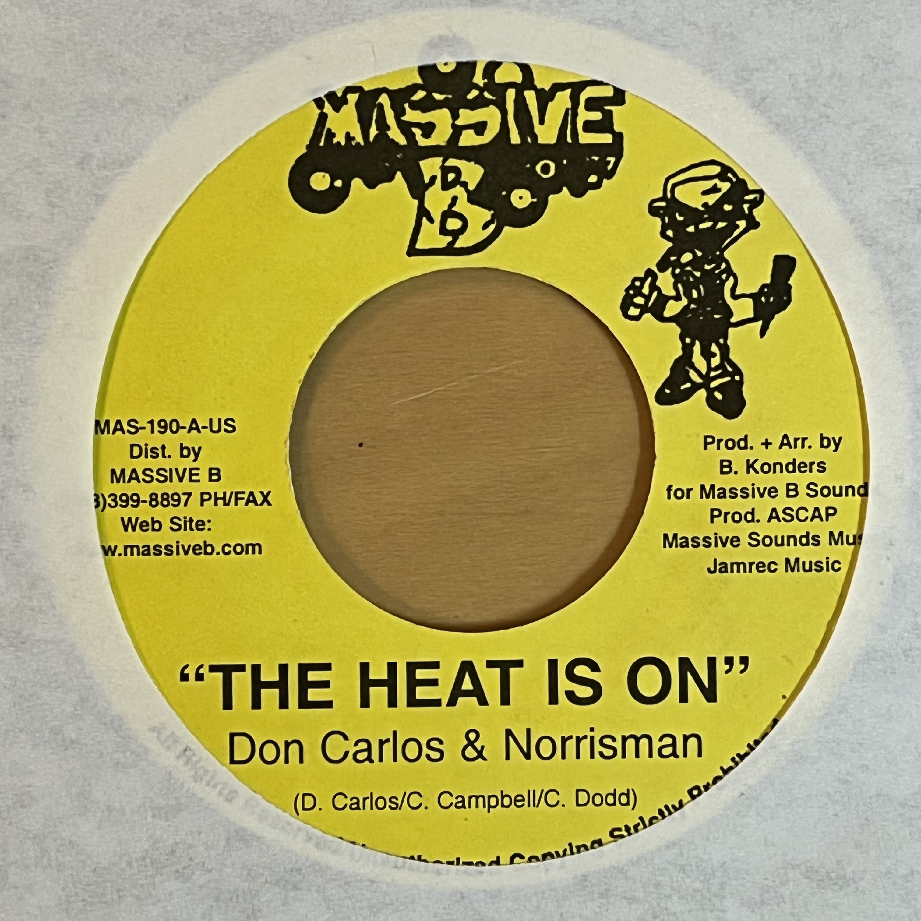 Don Carlos & Norrisman – The Heat Is On/I'm Not Given Up