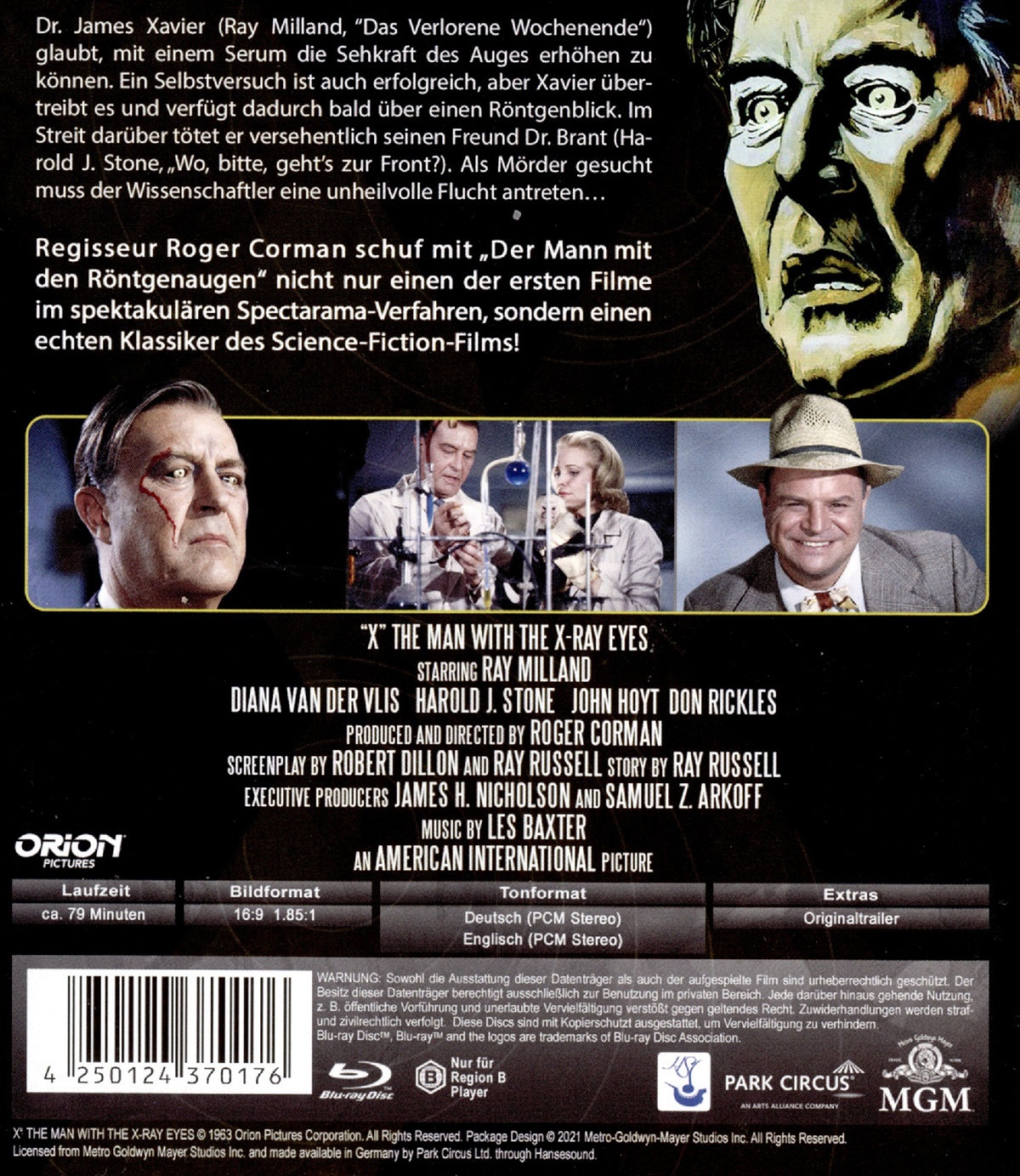 X: The Man with the X-Ray Eyes (ej svensk text) (Blu-ray) - 2