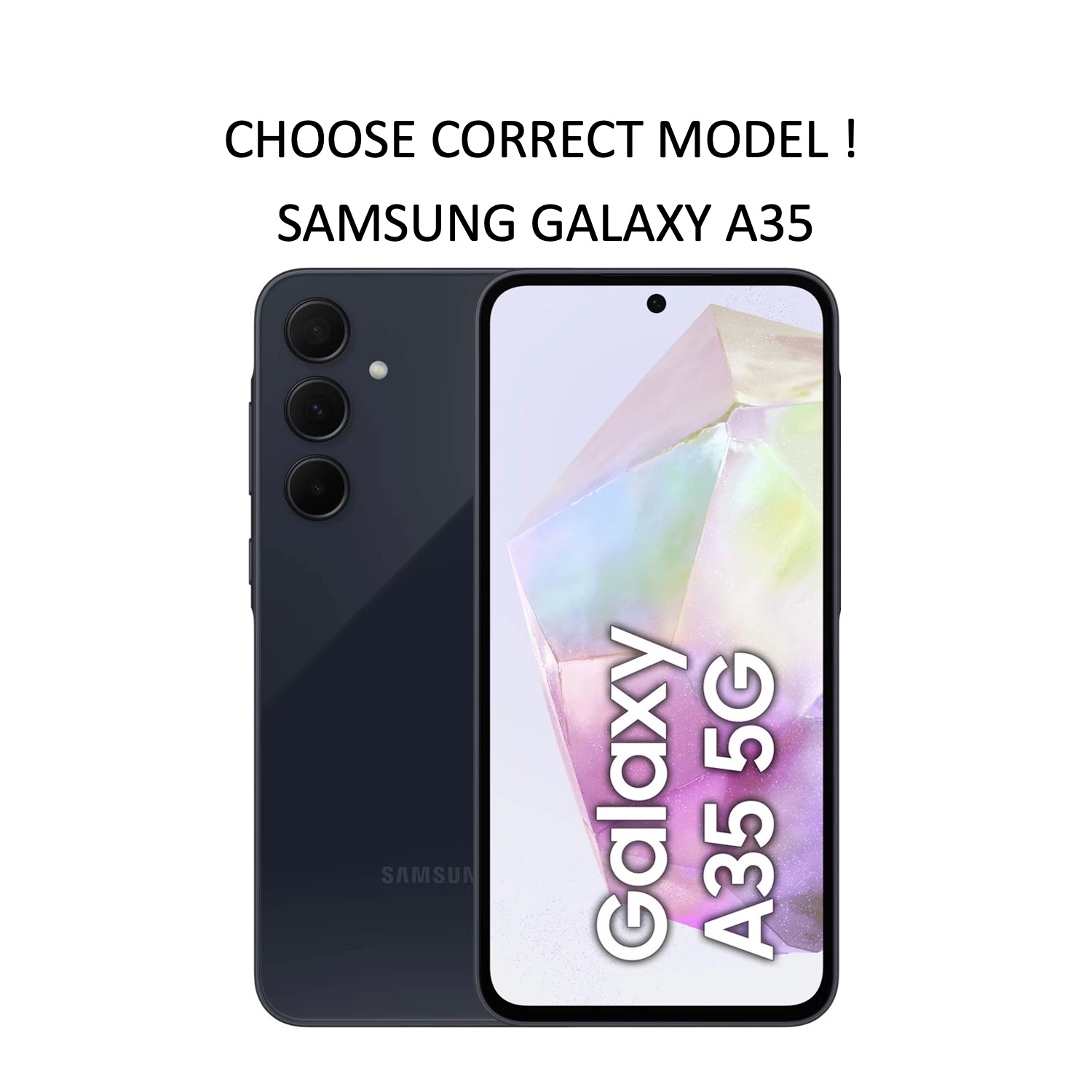Samsung Galaxy A35 fodral plånbok skal korthållare - - 2
