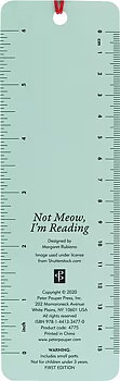 Bokmärke med tofs - Not Meow I'm Reading