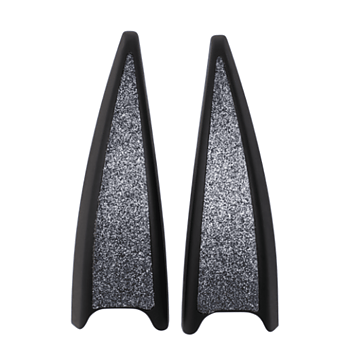 Safe Riding Premium Covers for S2 Stirrups - Grey Glitter 