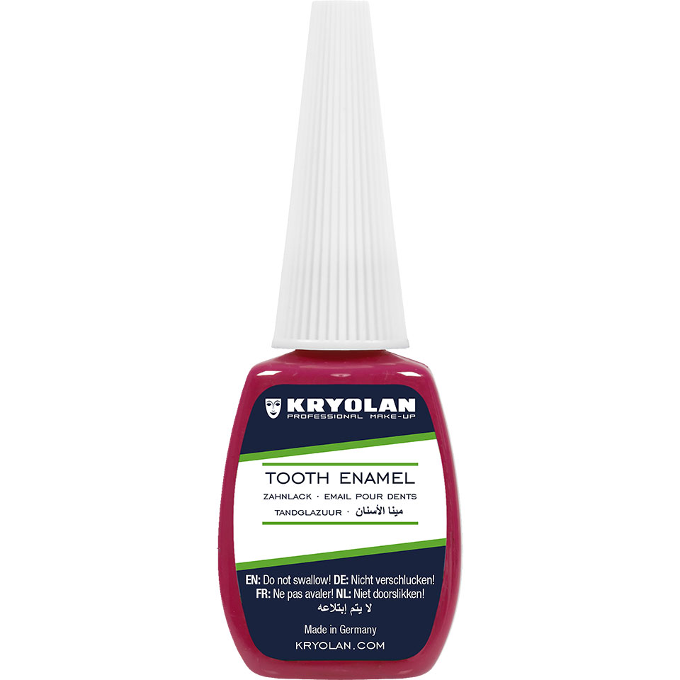 Tandlack / Tooth Enamel RED/RÖD 12 ml - Kryolan