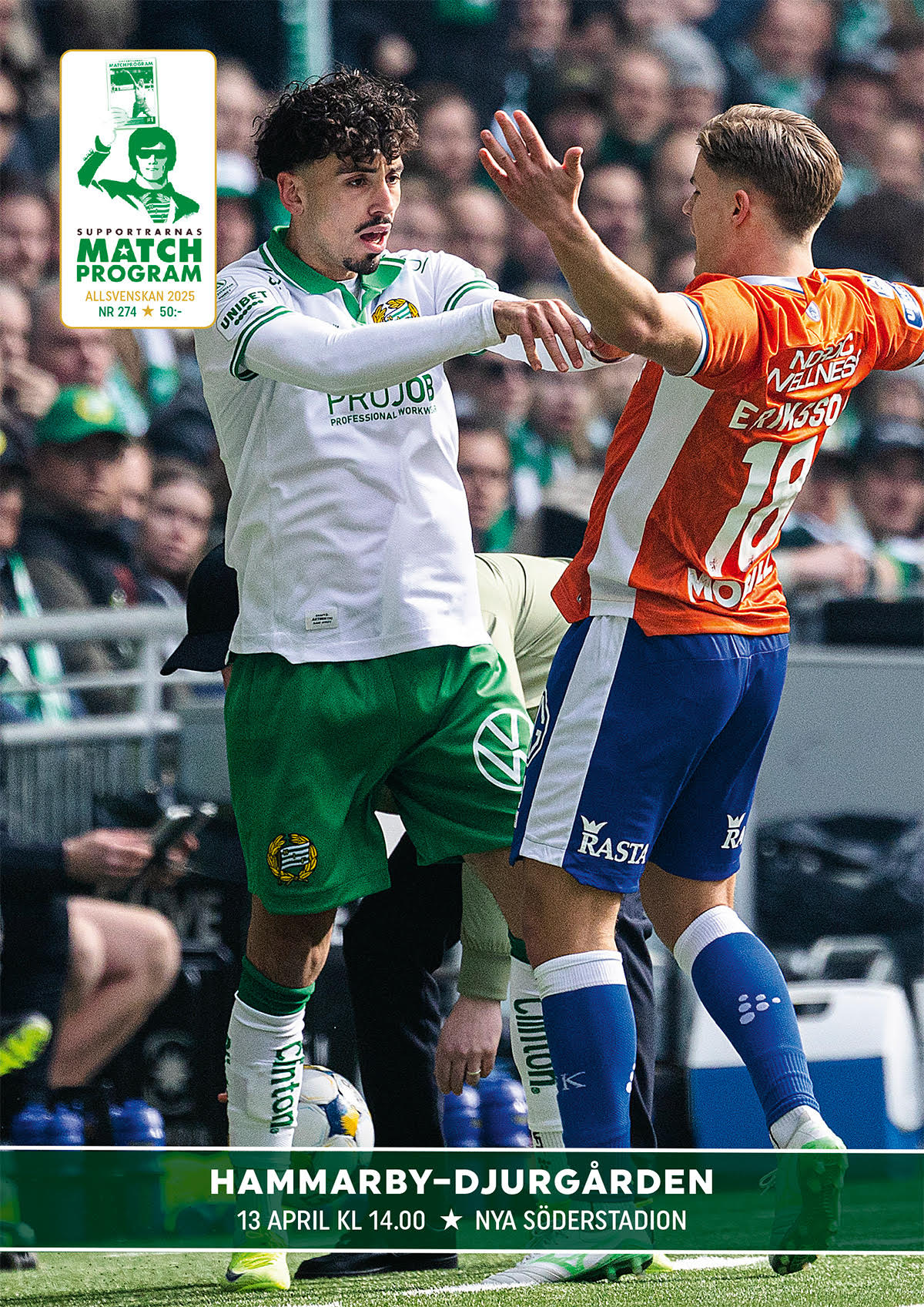 Matchprogram #274 Djurgården Allsvenskan 2025
