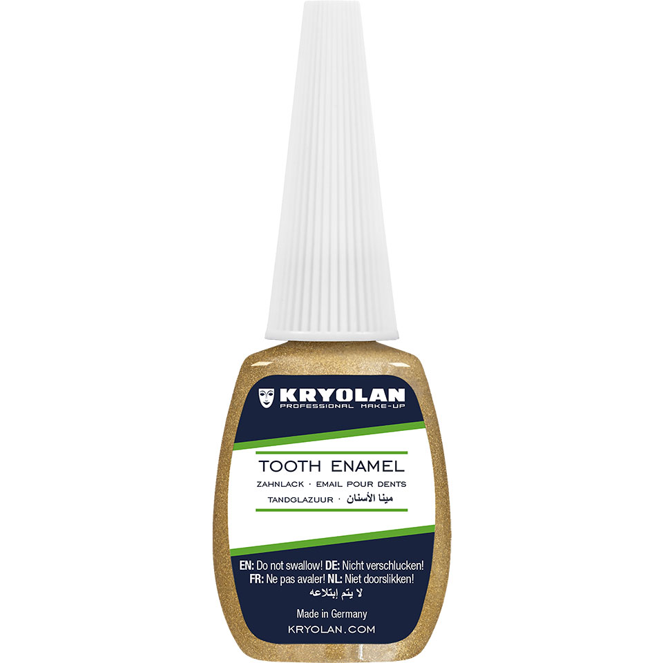 Tandlack / Tooth Enamel Metallic GOLD/GULD 12 ml - Kryolan