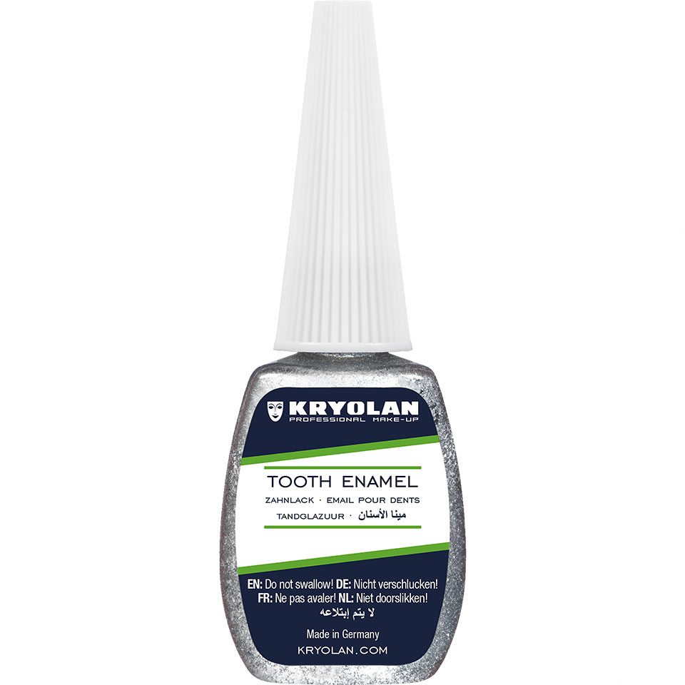 Tandlack / Tooth Enamel Metallic  SILVER 12 ml - Kryolan