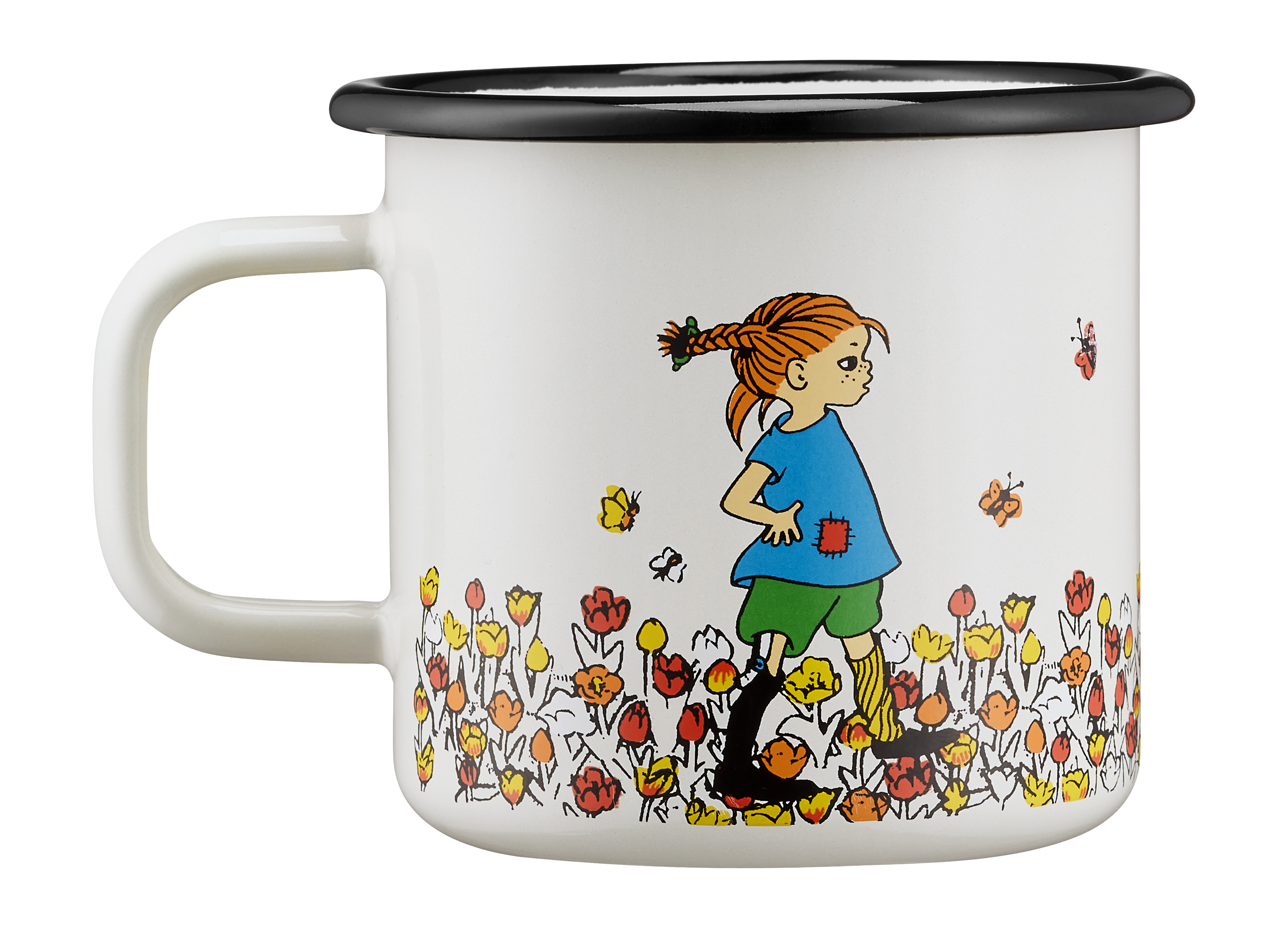 Pippi Långstrump Emaljmugg 3,7 dl - Be more Pippi - 2