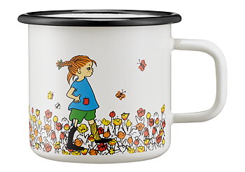 Pippi Långstrump Emaljmugg 3,7 dl - Be more Pippi