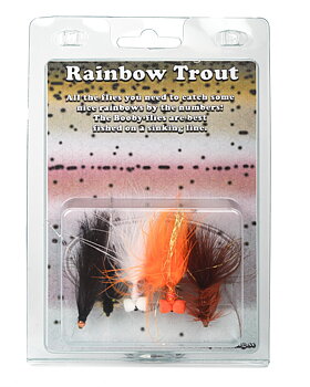 Fly dressing Rainbow Trout flugkit