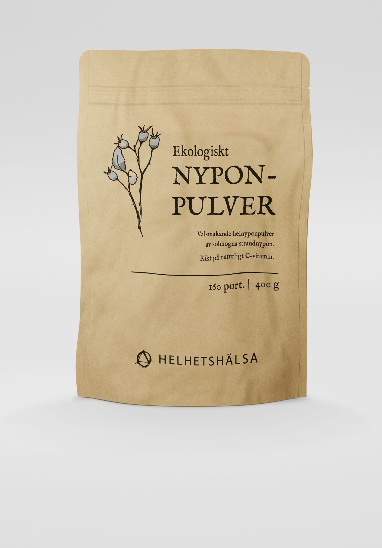 Nyponpulver, eko 400 g 