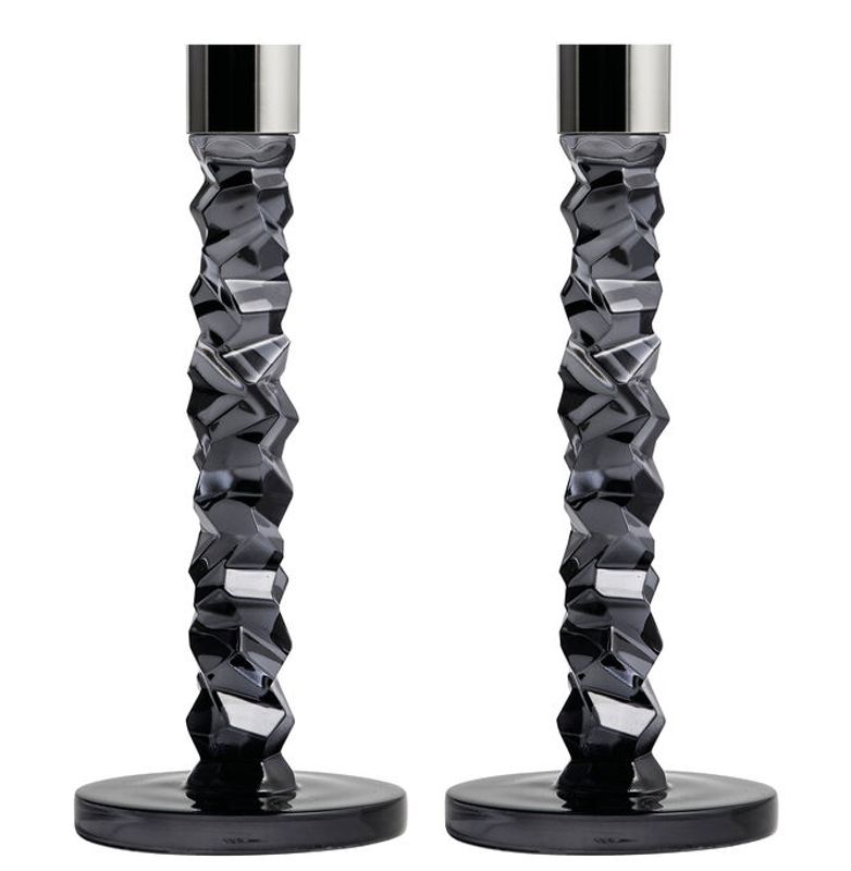 Carat Candlestick Graphite set of 2