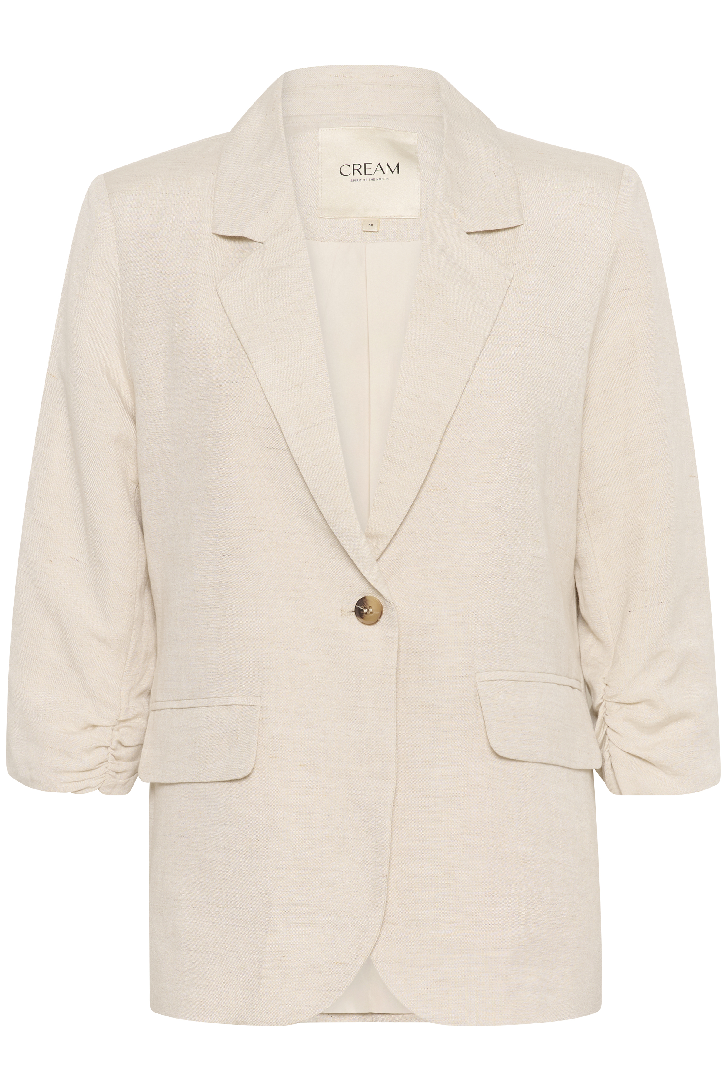 CRLinna Blazer  Nature  Beige Linnekavaj - 6