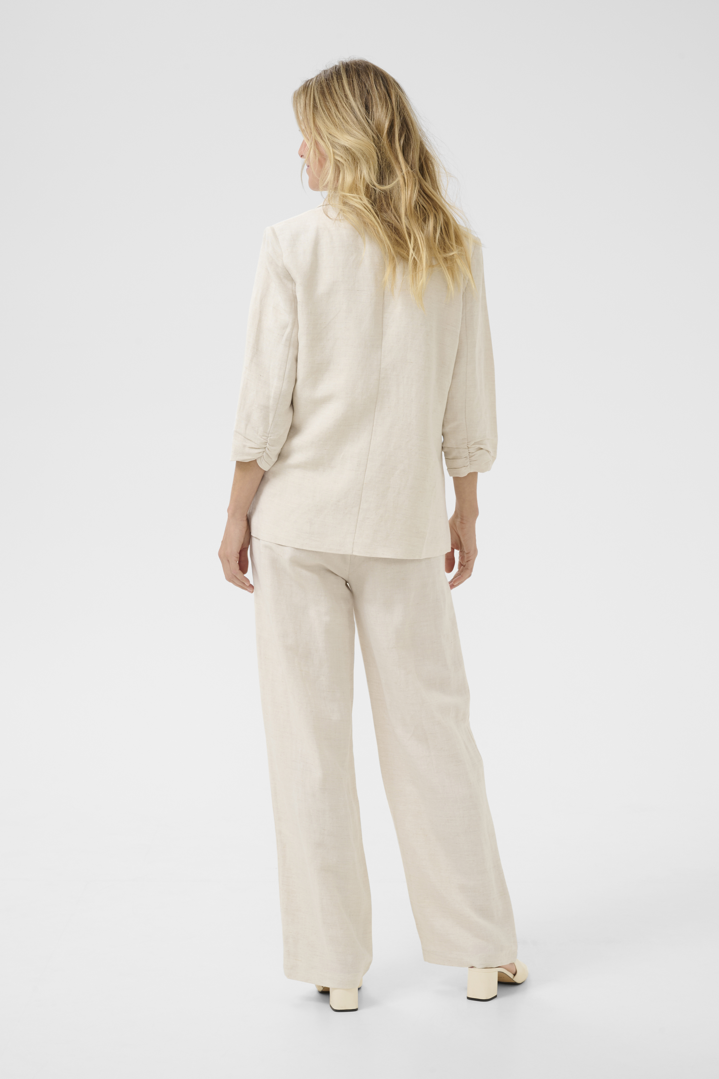 CRLinna Blazer  Nature  Beige Linnekavaj