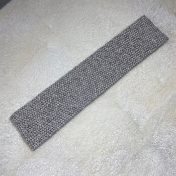 Wooldesign grytunderlägg & löpare av ullbollar, 20x90 cm, beige