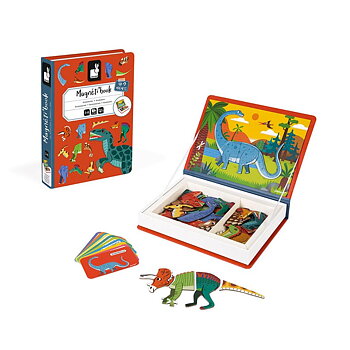 Janod Magnetbok, Dinosaurier