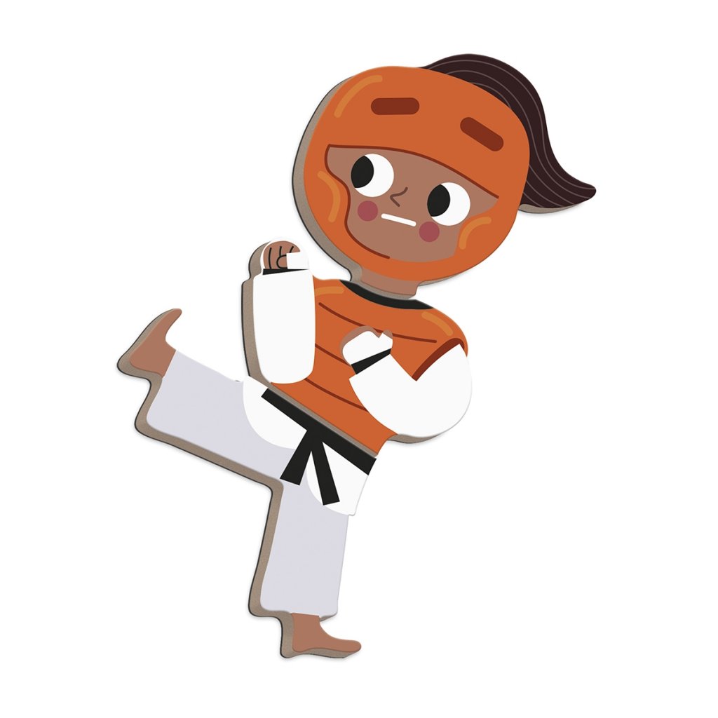 Janod Magnetbok, Sportstema  - 4