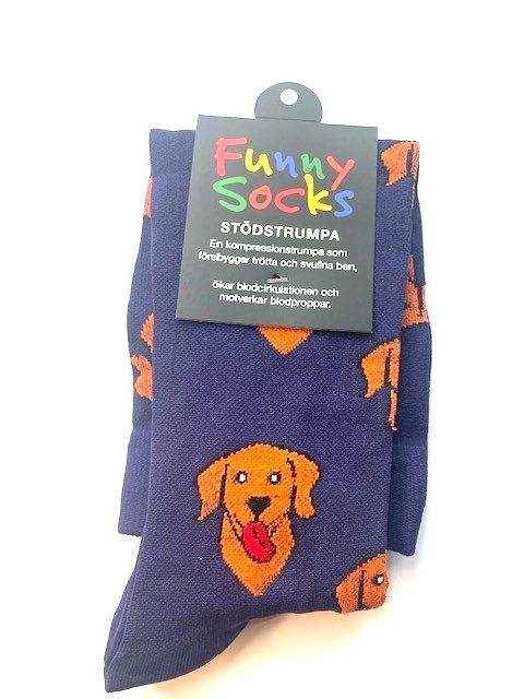 Stödstrumpa Hund 39-45                                 6-pack