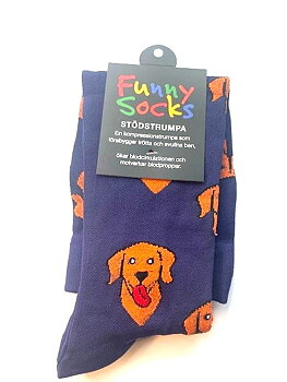 Stödstrumpa Hund 39-45                                 6-pack