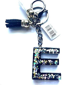 Nyckelring Svart E 6-pac