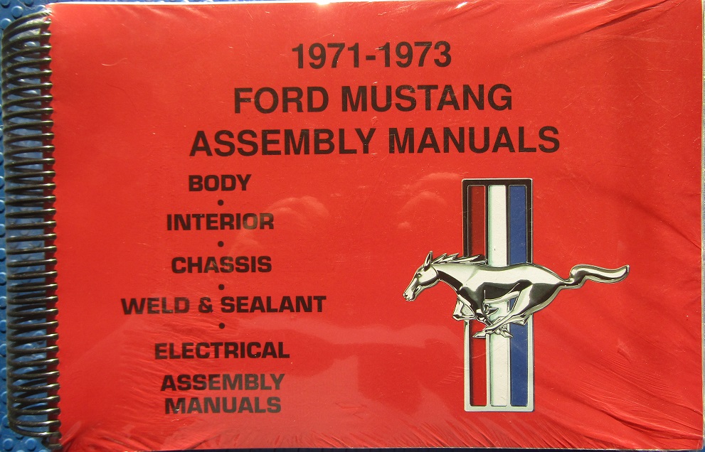 1971-1973 Ford Mustang Assembly Manuals