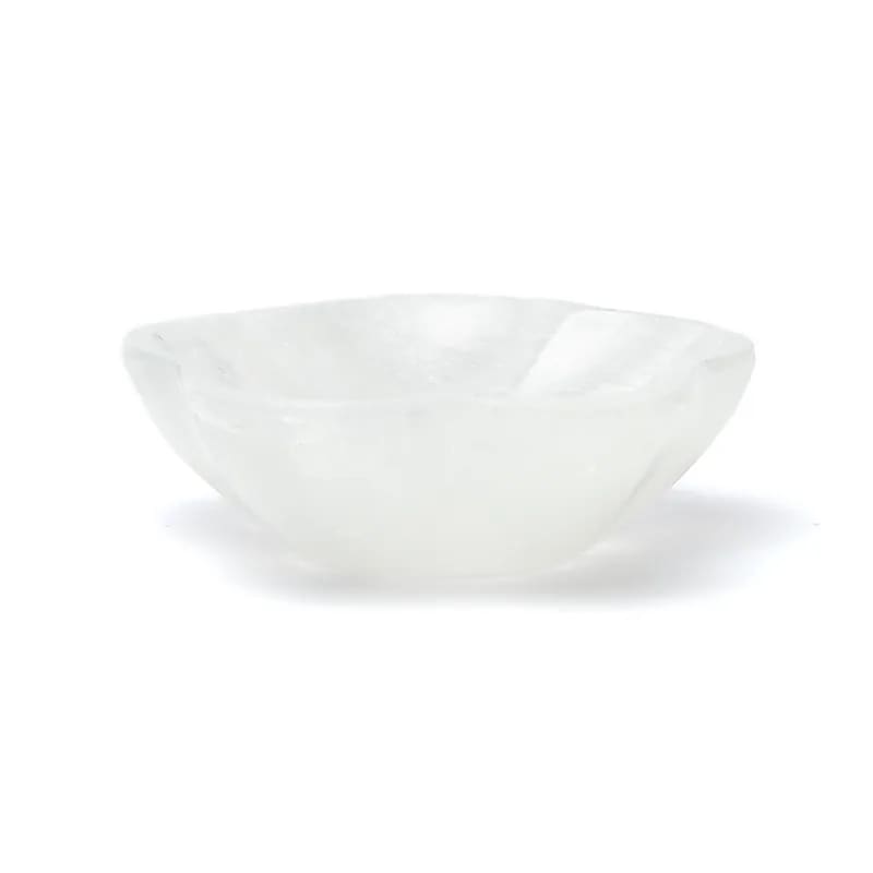 Skål selenitblomma 10x3 cm - 3