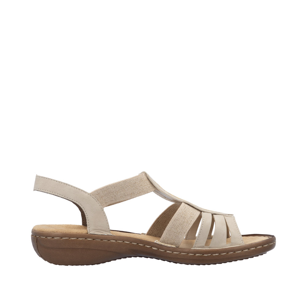 Rieker Resårsandal Beige - 2