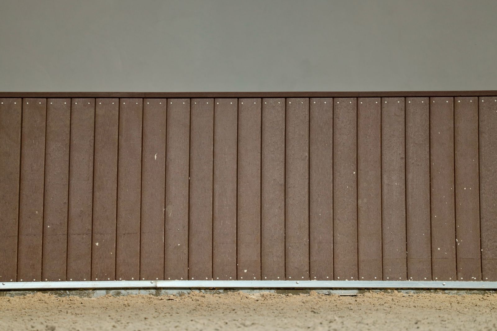 Ridhussarg byggd med PVC brädor