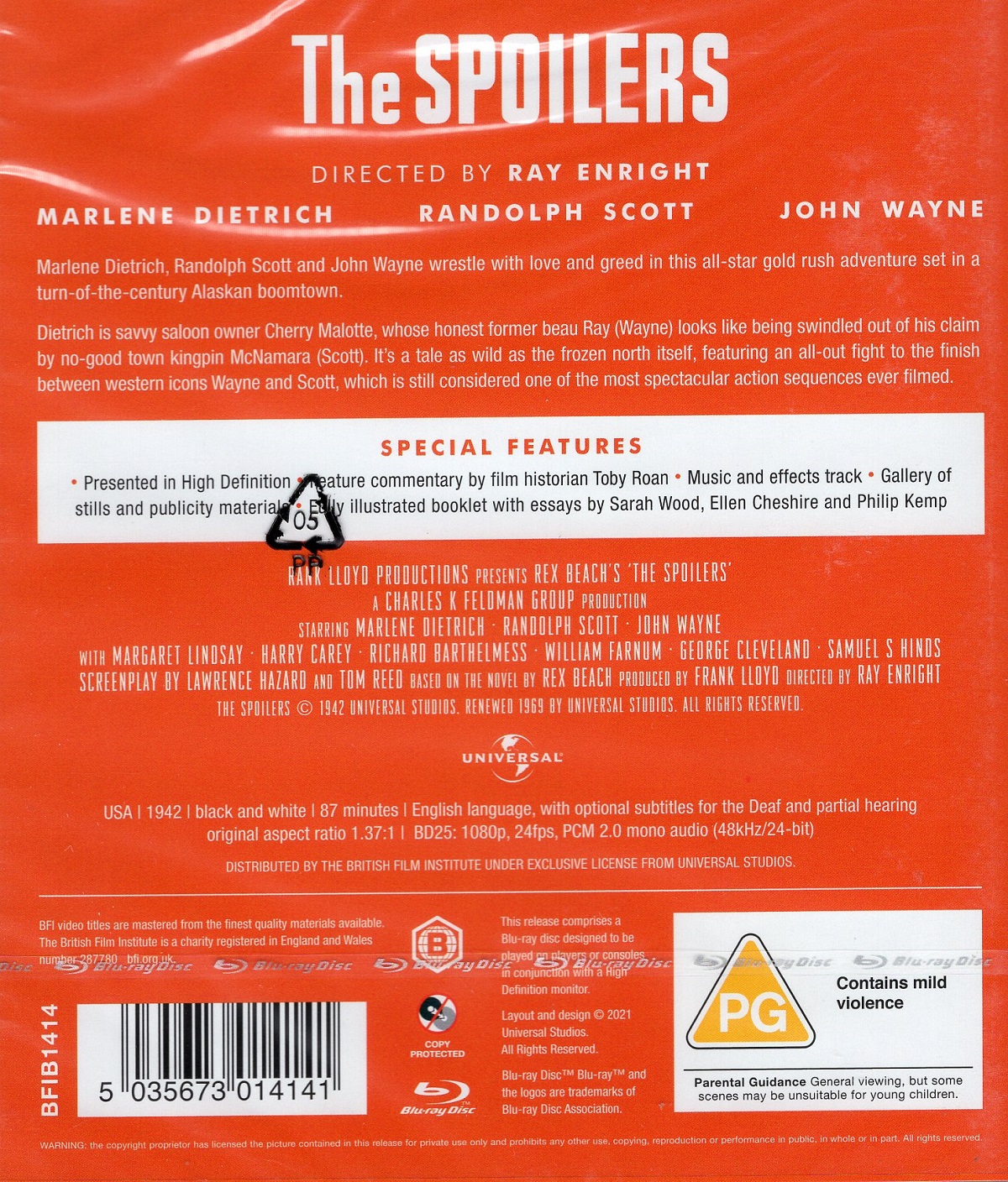 The Spoilers (ej svensk text) (Blu-ray) - 2